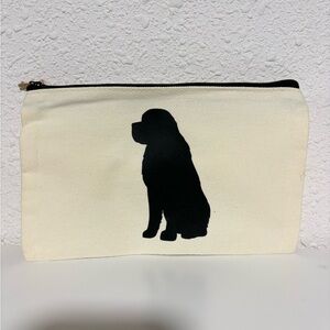 New Custom St Bernard Breed Dog Cosmetic Pouch
